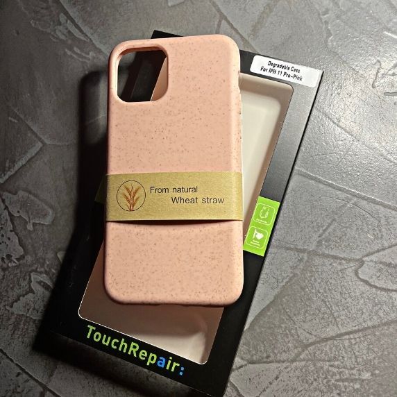 Bio Cover 100% nedbrydeligt cover til iPhone 11 Pro - pink