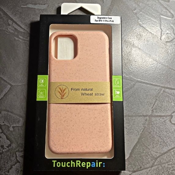 Bio Cover 100% nedbrydeligt cover til iPhone 11 Pro - pink - Billede 5